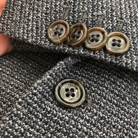 Eleventy gray tweed oversized blazer S-L - Picture 6 of 8